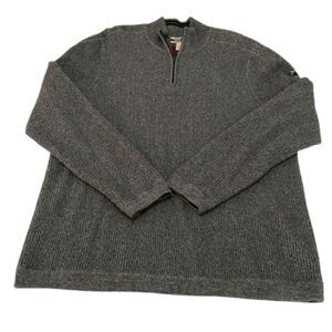 Vintage 90s Eddie Bauer Sport Shop Half Zip Henley Sweater Mens XL Outdoor Y2k